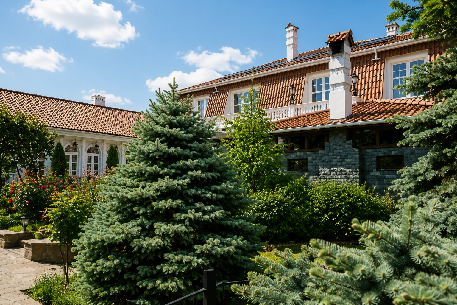 Элитный особняк с бассейном и SPA в Совиньоне, участок - 20 соток ID 28367 (Фото 12)