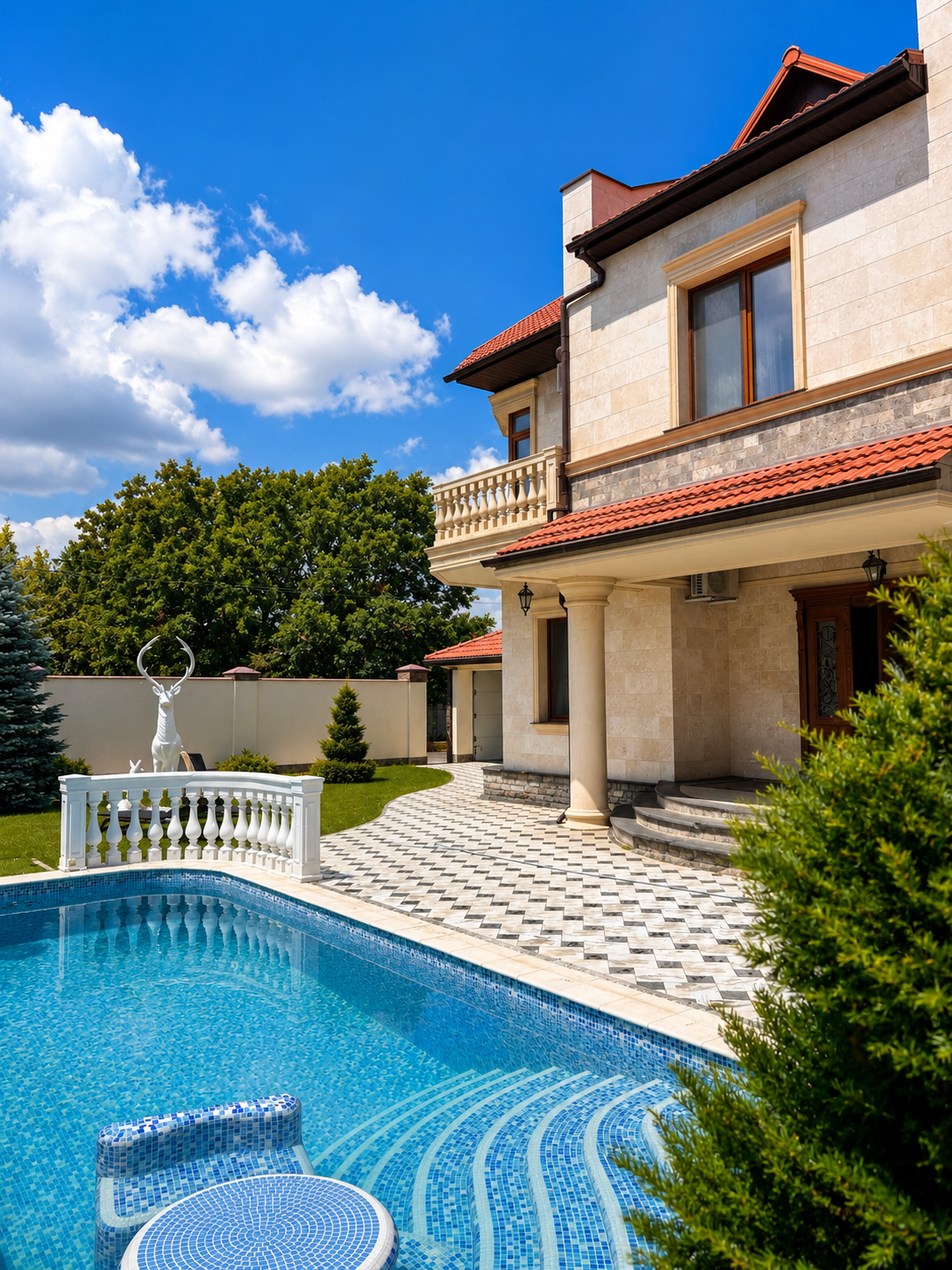 Дом в Совиньоне с бассейном, 380 м² и гаражом на 2 авто ID 54318 (Фото 1)