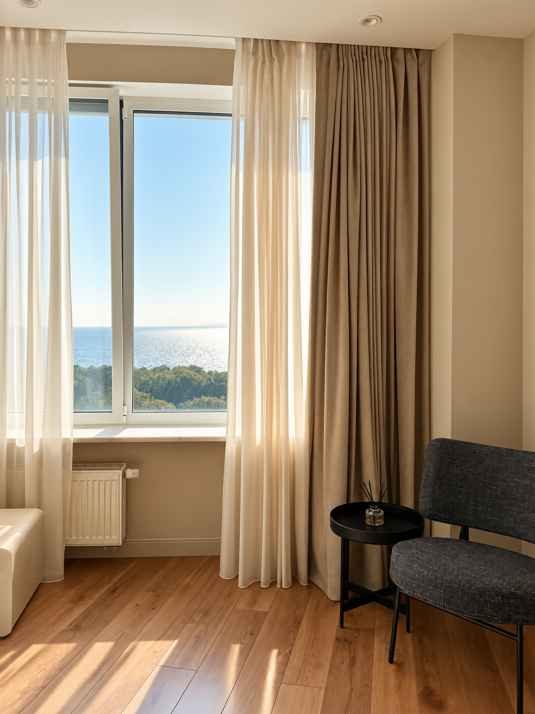 Панорама моря! Квартира 210 м² с паркингом в ЖК «Белый парус» ID 54450 (Фото 8)