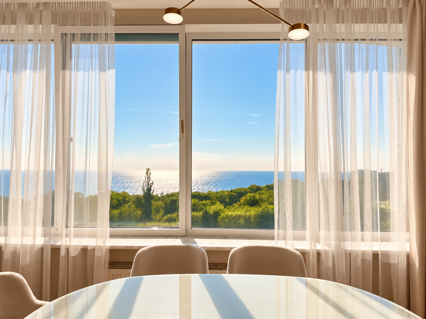 Панорама моря! Квартира 210 м² с паркингом в ЖК «Белый парус» ID 54450 (Фото 15)