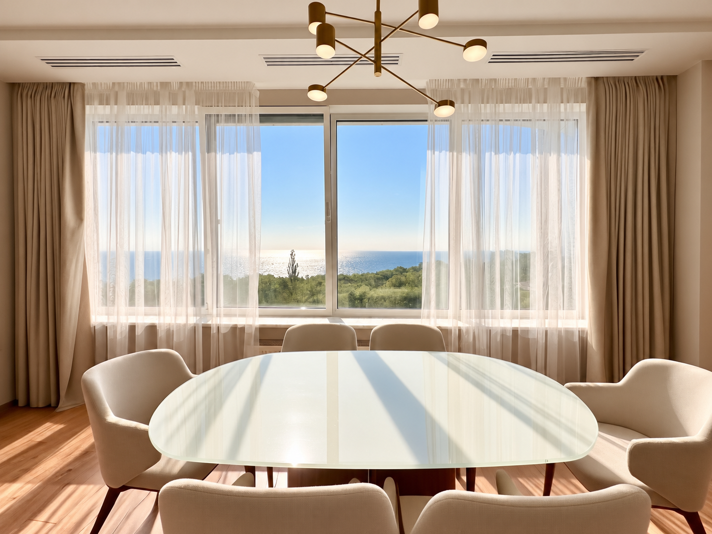 Панорама моря! Квартира 210 м² с паркингом в ЖК «Белый парус» ID 54450 (Фото 19)