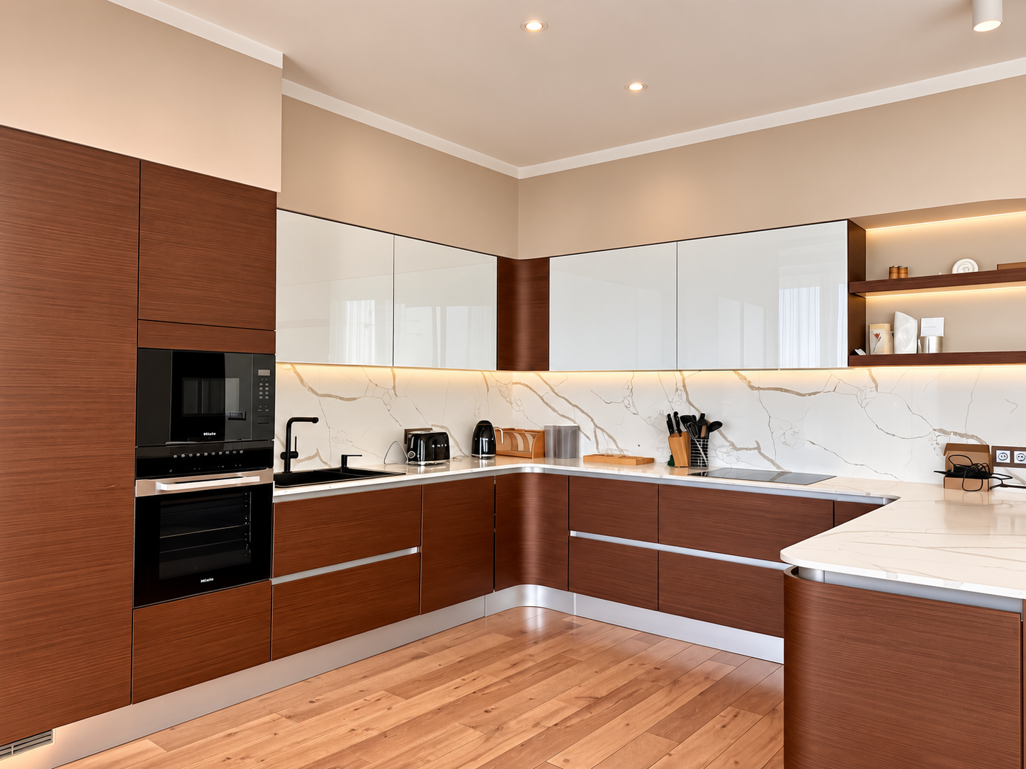 Панорама моря! Квартира 210 м² с паркингом в ЖК «Белый парус» ID 54450 (Фото 4)