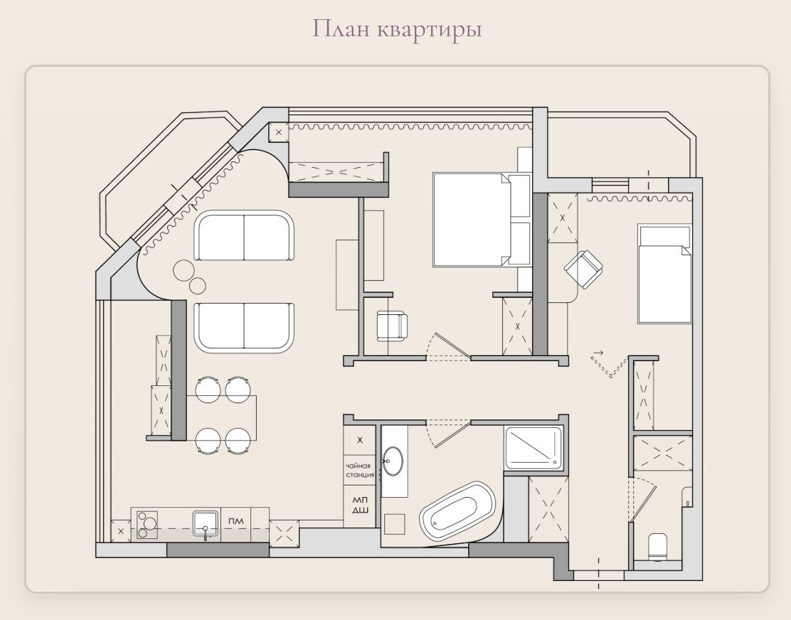 Продажа 2-х комнатной квартиры, ЖК «RODOS» Аркадия ID 54451 (Фото 22)